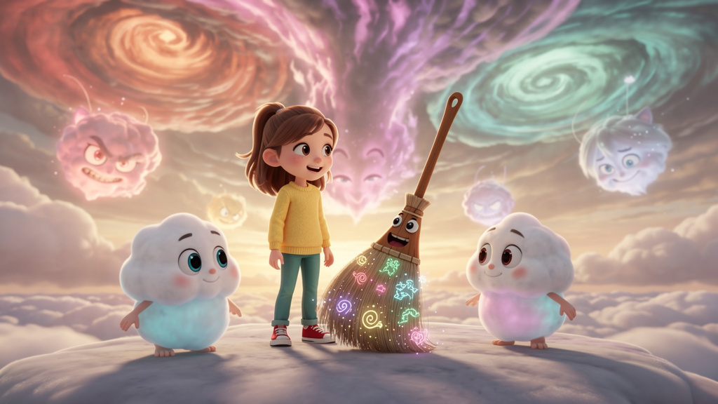 Emma und der Gefühlsbesen im Sturmhimmel