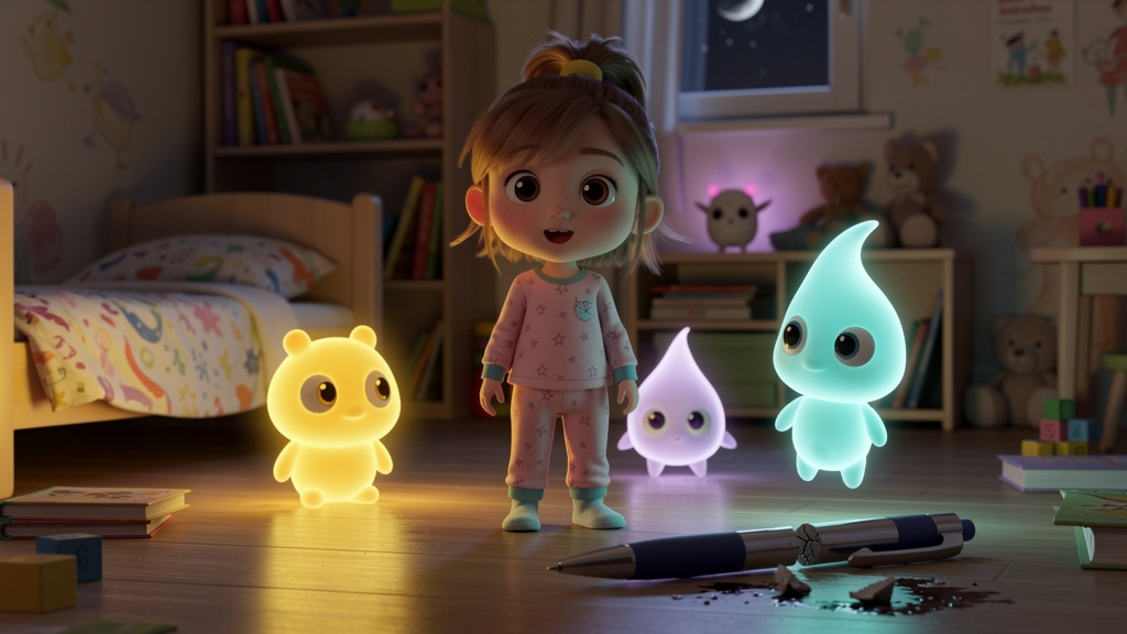 Die unsichtbaren Wörter unter Annas Bett